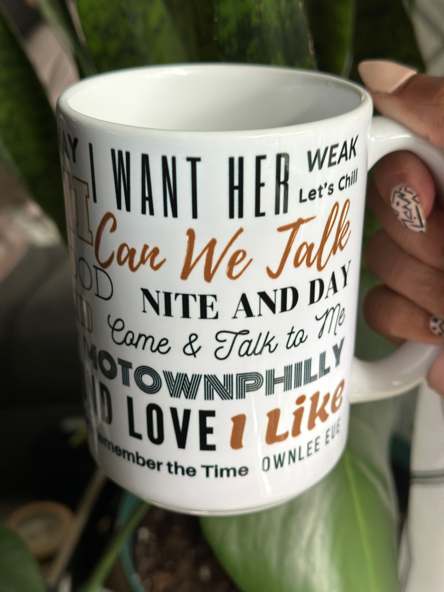 New Jack Swing Songs 80s 90s Throwback Art Typography Music Lover Mug