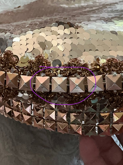 Sequin and Rhinestone Bling Captain Hat