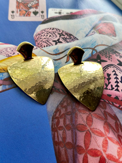 Vintage Shield Earrings