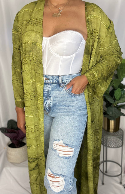 Vintage Sheer Duster Fits up to 3XL